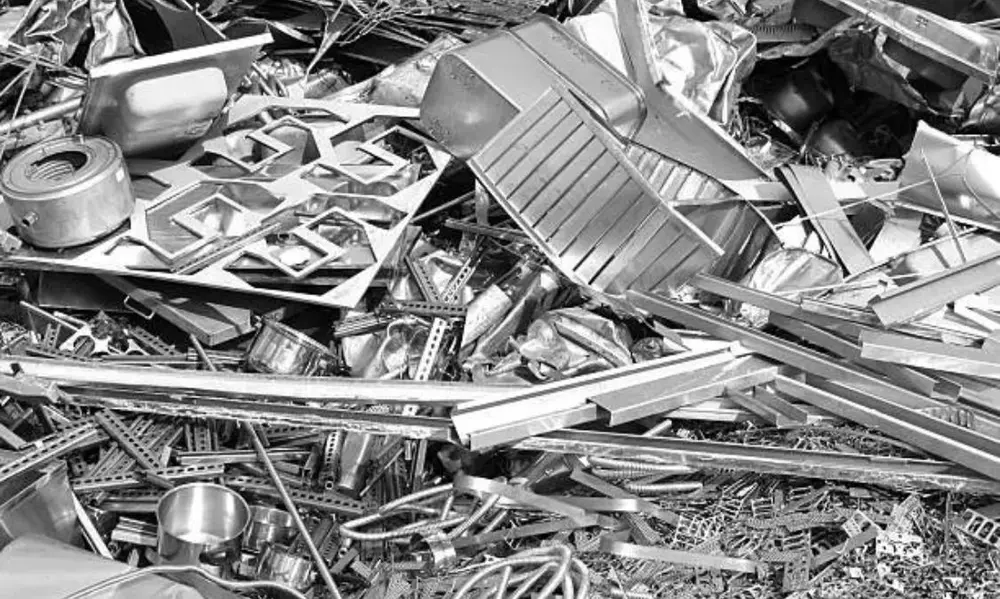 Recortes de acero inoxidable para recuperación
